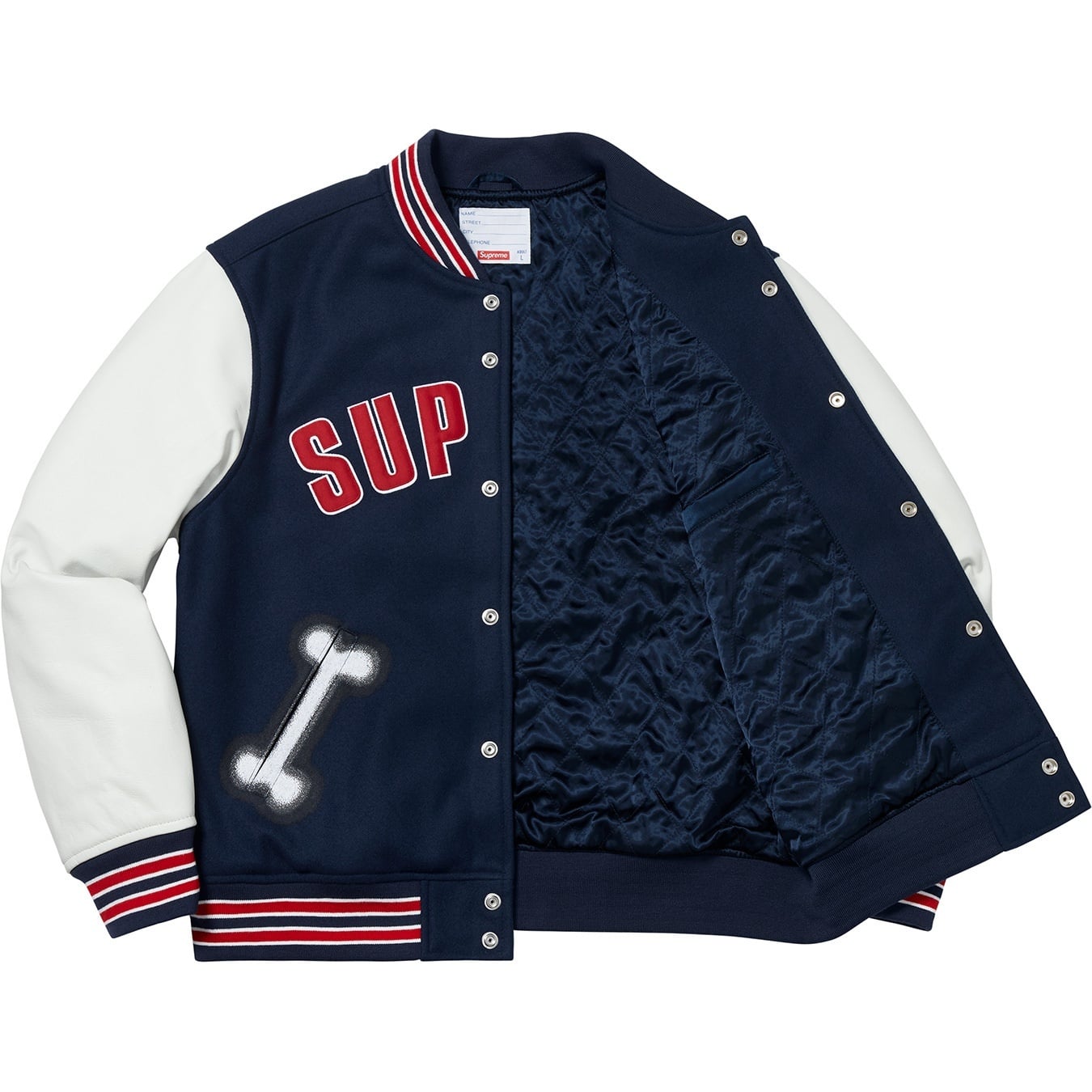 Bone Varsity Jacket view 2
